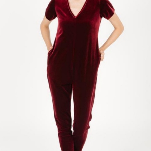 Smash + Tess Pants - Smash + Tess Velvet Romper